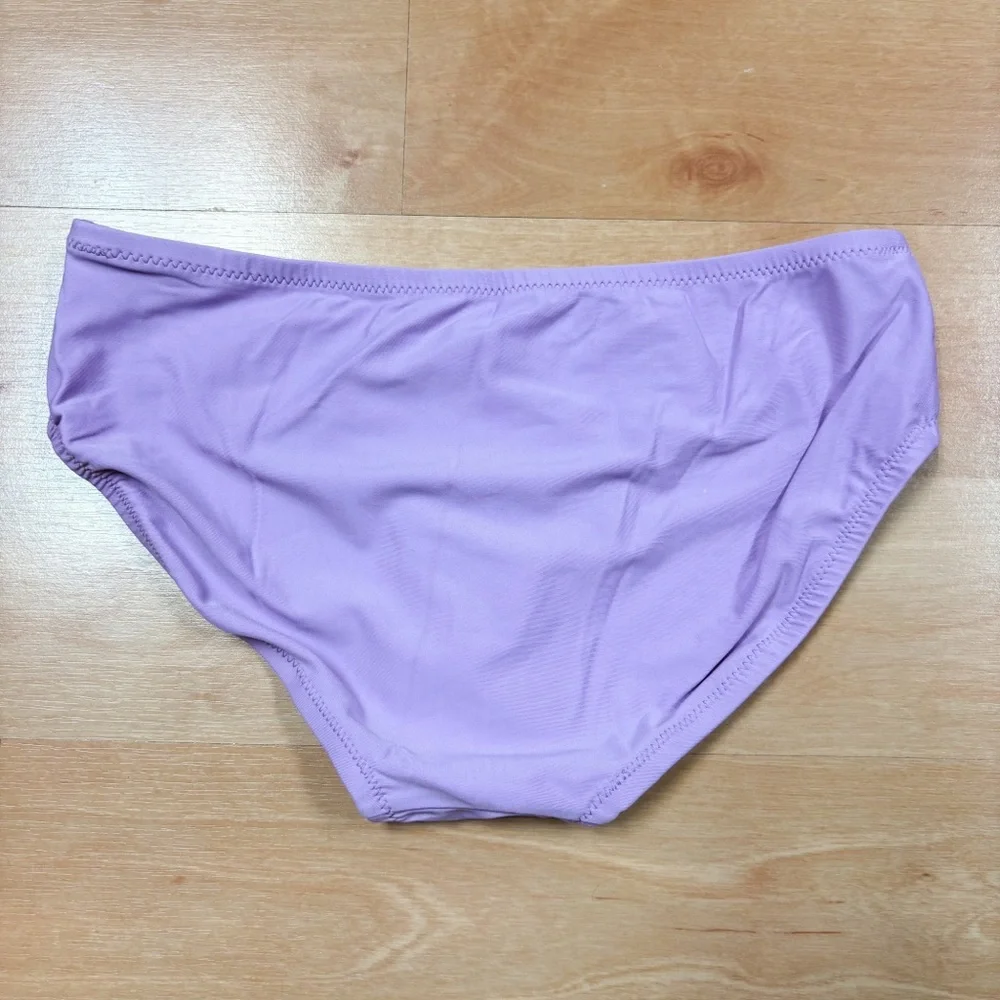Primary Light Purple Lilac Lavender Bikini Swim Bottoms Girls Size 12